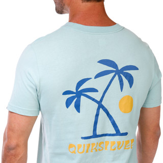 Thumbnail 3: Quiksilver Men's Short Sleeve Crew Neck Graphic Tee 