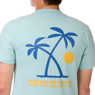 Thumbnail 4: Quiksilver Men's Short Sleeve Crew Neck Graphic Tee 