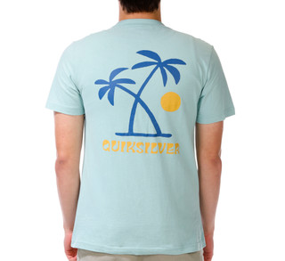 Thumbnail 2: Quiksilver Men's Short Sleeve Crew Neck Graphic Tee 