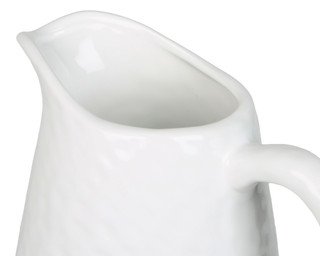 Thumbnail 2: Sand + Sea 68 Oz White Coastal Pitcher 