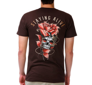 Thumbnail 3: Inspired Culture Men's Short Sleeve Crew Neck Graphic Tee 
