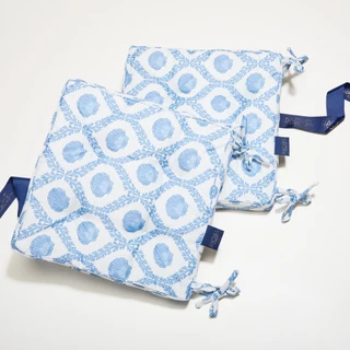 Thumbnail 2: RACHEL ROY 2 Pk Shell Print Outdoor Chair Pads 