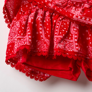 Thumbnail 2: No Comment Big Girls 2 Pc Bandana Tank & Skort Set 