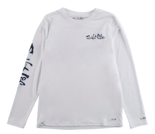 Thumbnail 1: Salt Life Big Boys Long Sleeve Fishing Shirt 