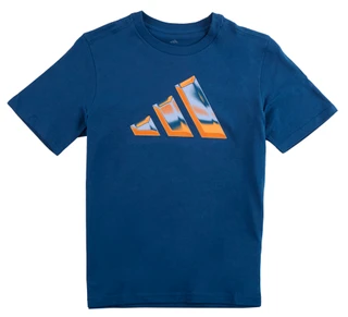 Thumbnail 1: Adidas Big Boys Short Sleeve Logo Graphic Tee 