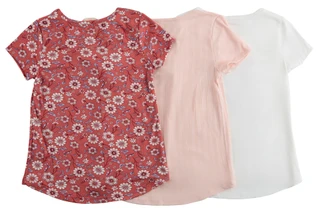 Thumbnail 2: B TWEEN Big Girls 3 Pk Print Short Sleeve Top 