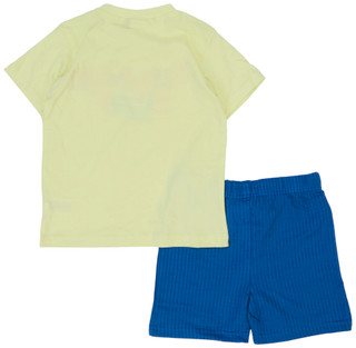 Thumbnail 4: Mick Mack Little Boys 2 Pc Print Short Sleeve & Shorts Set 