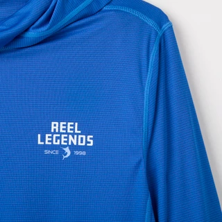 Thumbnail 5: REEL LEGENDS Men's Long Sleeve Hoodie Fishing Shirt 