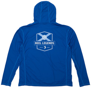 Thumbnail 9: REEL LEGENDS Men's Long Sleeve Hoodie Fishing Shirt 