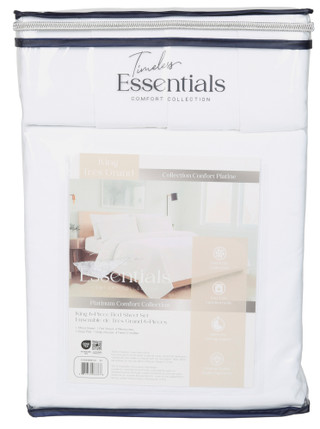 Thumbnail 2: Timeless Essentials 6 Pc King Micro Washed Sheet Set 