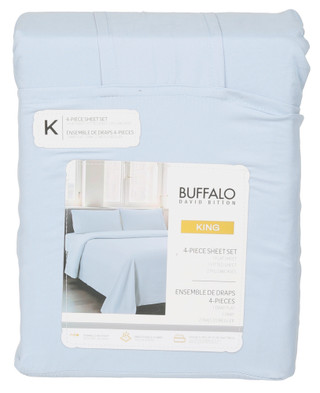 Thumbnail 1: Buffalo David Bitton King 4 Pc Micro Washed Sheet Set 