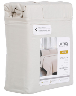 Thumbnail 3: Buffalo David Bitton King 4 Pc Micro Washed Sheet Set 