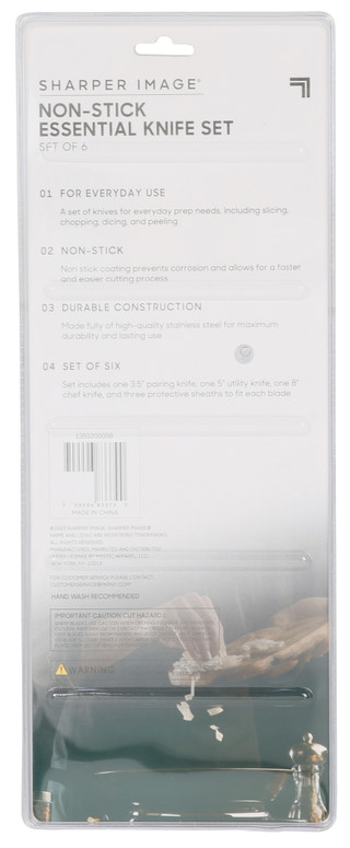 Thumbnail 2: Sharper Image 3 Pk Non Stick Kitchen Knives 