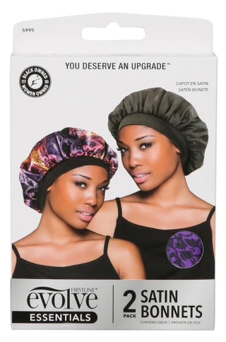 Thumbnail 1: Firstline 2 Pk Satin Bonnets 