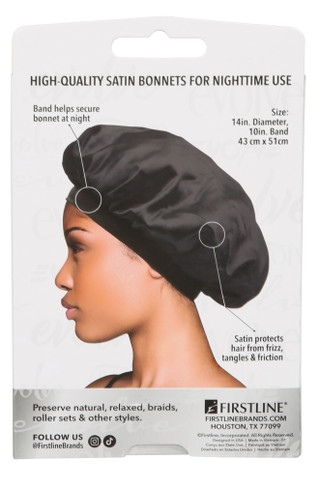 Thumbnail 3: Firstline 2 Pk Satin Bonnets 