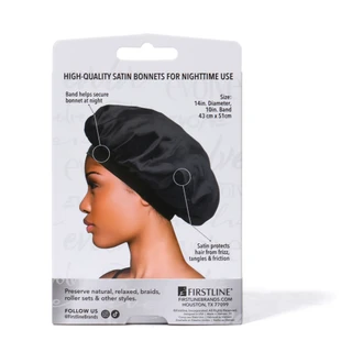 Thumbnail 2: Firstline 2 Pk Satin Bonnets 