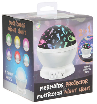 Thumbnail 1: SIMPLY TECH 2 in 1 Mermaids & Butterflies Projector & Night Light 