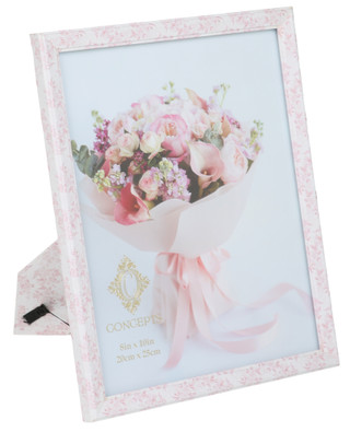 Thumbnail 1: CONCEPTS IN TIME 8x10 Toile Floral Picture Frame 
