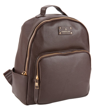 Thumbnail 1: London Fog Faux Leather Pebble Grain Sophia Backpack 