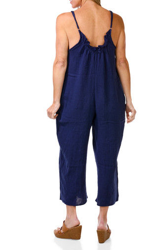 Thumbnail 2: DISCREET Women's Solid Sleeveless Jumpsuit  