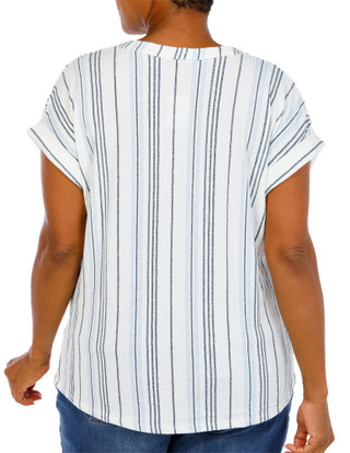 Thumbnail 3: Cure Women's Plus 2 Pocket Quarter Zip Top 