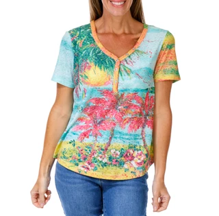 Thumbnail 1: Onque Women's Graphic Print Top  
