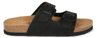 Thumbnail 3: Comfortaire Women's Double Band Footbed Sandals 