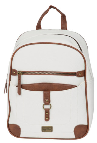 Thumbnail 1: White Mountain Pebble Leather Backpack 