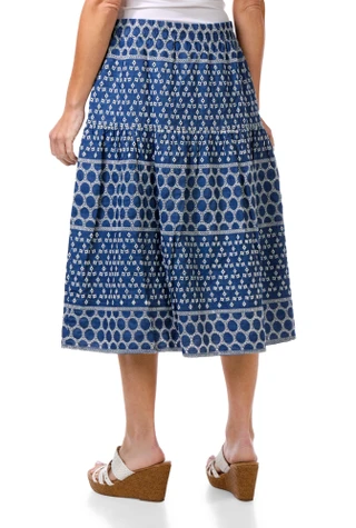 Thumbnail 2: Nanette Lepore Women's Embroidered Tencel Midi Skirt 