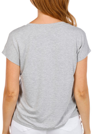 Thumbnail 2: RIO & RIAN Petite Short Sleeve American Flag Top 
