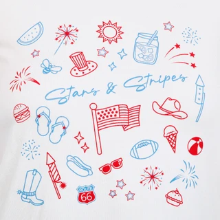 Thumbnail 3: RIO & RIAN Short Sleeve Americana Icons Tee 