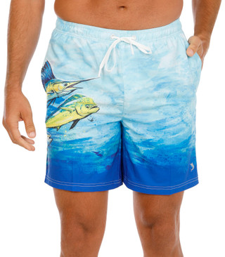 Thumbnail 1: REEL LEGENDS 7 Volley Print Swim Shorts 