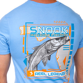 Thumbnail 2: REEL LEGENDS Short Sleeve Snook Logo T-Shirt 