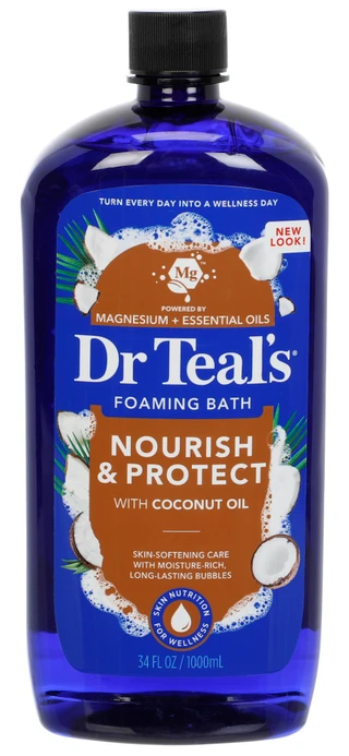 Thumbnail 1: Dr Teals Nourish & Protect Foaming Bath with Coconut Oil, 34 oz 