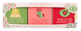 Thumbnail 1: Organik Botanik 3-Piece Bath Bomb Gift Set 