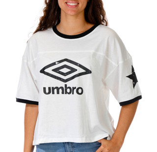 Thumbnail 1: Umbro Short Sleeve Boxy Logo Crop Tee 