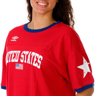 Thumbnail 2: Umbro Short Sleeve USA Boxy Crop Tee 
