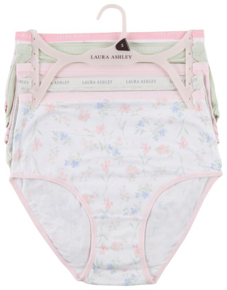 Thumbnail 1: Laura Ashley Women's 5 Pk Brief Panties  