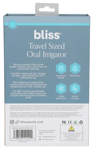 Thumbnail 3: Bliss Portable Oral Irrigator  