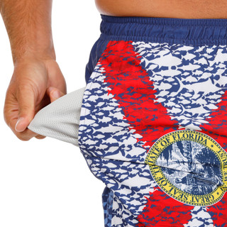 Thumbnail 3: REEL LEGENDS 7 Volley Print Swim Shorts 