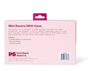 Thumbnail 2: Popsugar Mini Travel Razors Set – 3 Pack 