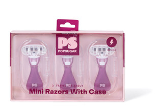 Thumbnail 1: Popsugar Mini Travel Razors Set – 3 Pack 