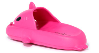 Thumbnail 3: AMERICAN EXCHANGE Girls Shark Slide Sandals 
