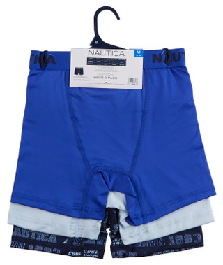 Thumbnail 2: Nautica Boys 3 Pk Performance Boxer Briefs  