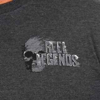 Thumbnail 4: REEL LEGENDS Short Sleeve Skeleton Fish Logo T-shirt 