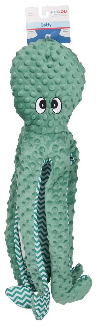 Thumbnail 1: Petlou Dotty Octopus Large Pet Toy 