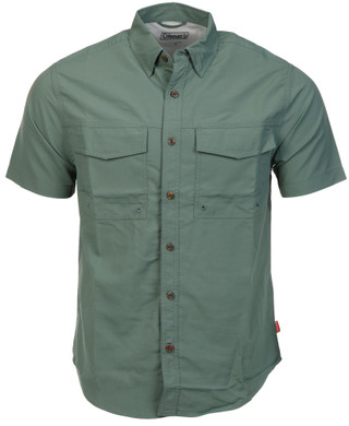 Thumbnail 1: Coleman Men's Ripstop Guide UPF Button Down Shirt 