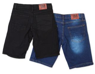 Thumbnail 2: True Indigo Boys 2 Pk Denim Shorts  