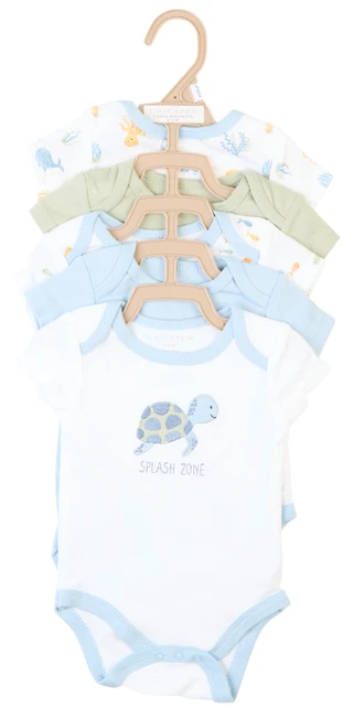 Thumbnail 1: Chick Pea Baby Boys 5 Pk Creepers 