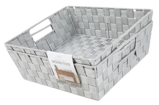 Thumbnail 2: SIMPLIFY 2 Pk Large Woven Shelf Storage Totes 